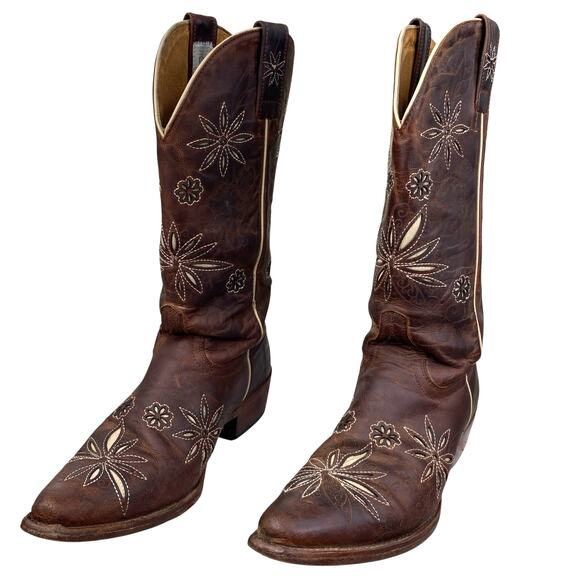 Shyanne Women’s Daisy Mae Brown leather Cowgirl Boot Size US 6.5 B - Picture 6 of 11